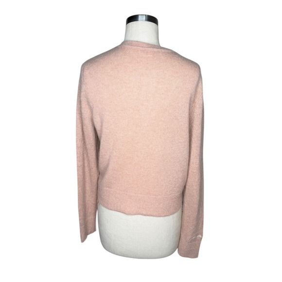 FAVORITE DAUGHTER Tawny Birch Cardigan Pink Cashmere Button Front Women's Size M - Picture 3 of 9